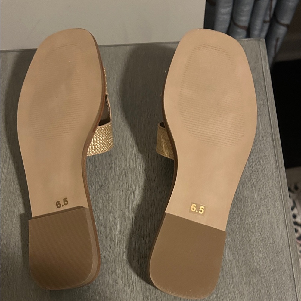 Steve Madden Textured Woven Sandals NWOB Size 6.5 - Picture 4 of 6